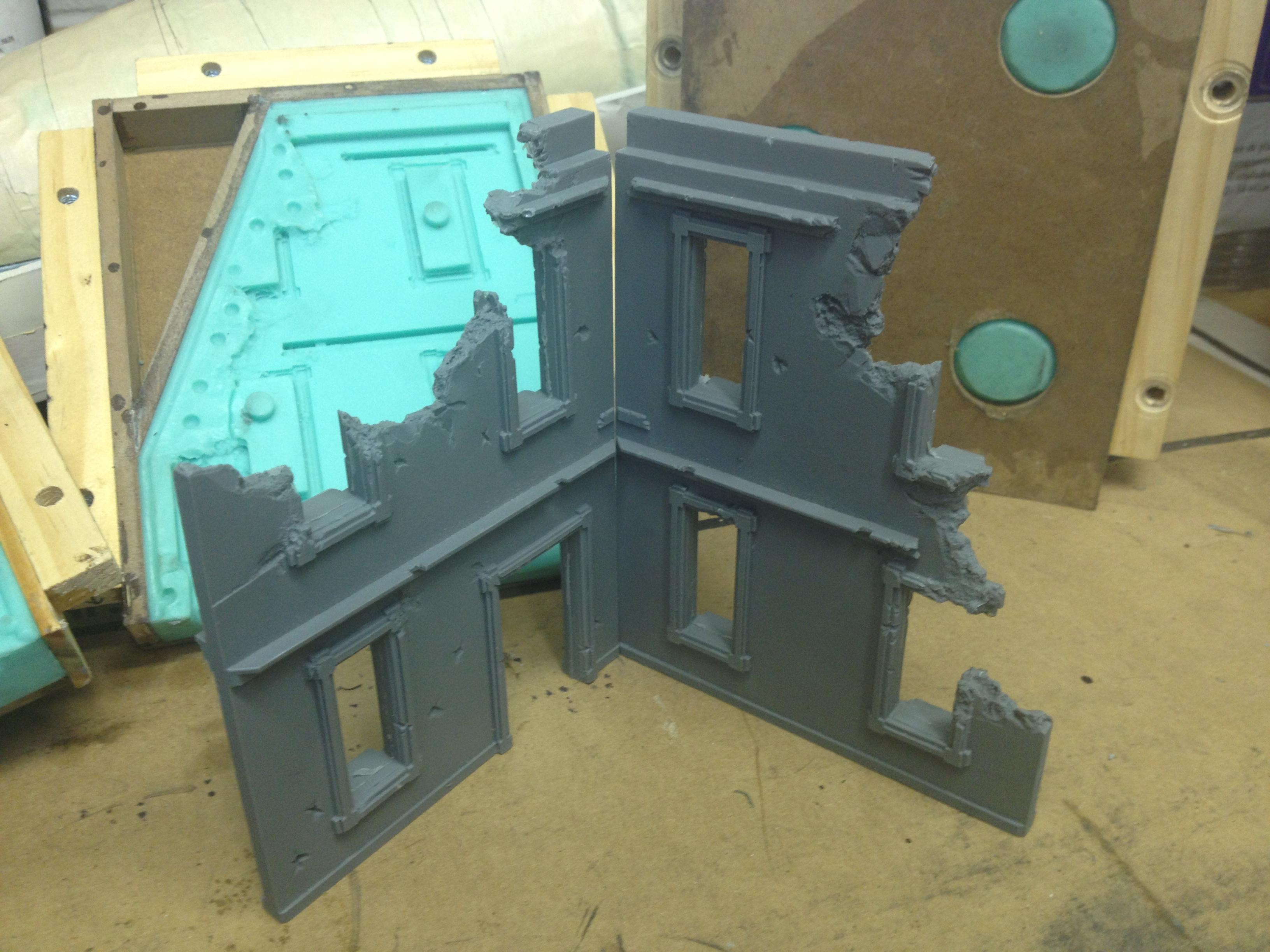 Interior of walls, freestanding Interior of walls, freestanding